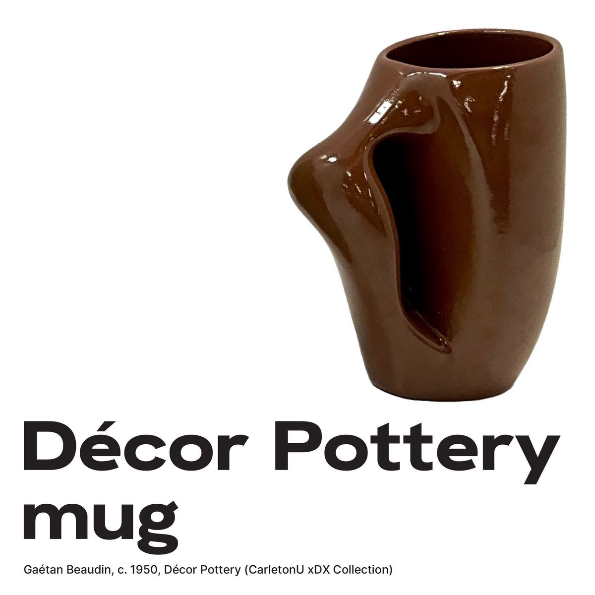 xdxproject's tweet photo. Photos: Etienne Capacchione + Jade Bruins 

#CanadianDesign #CarletonUniversity #xDX #DesignExchange #décorpottery #GaétanBeaudin #mug #ceramicmug https://t.co/KmhahtJXja