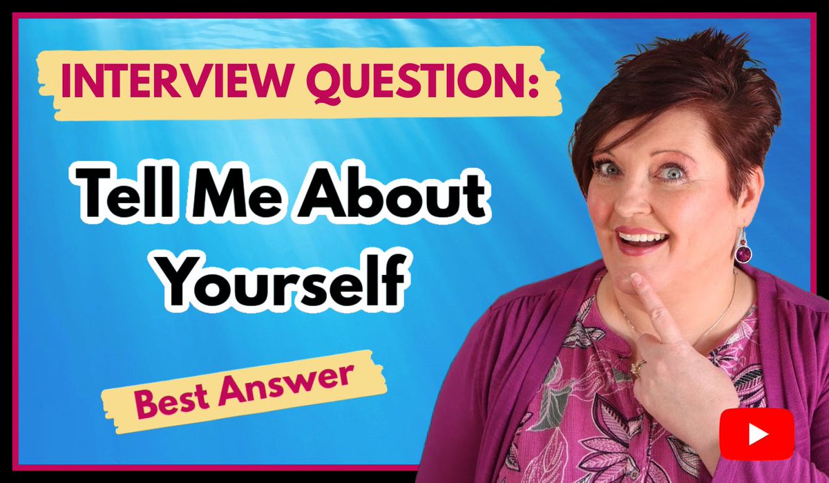 VirtualJobSrch's tweet image. Do you know how to answer the question &quot;Tell Me About Yourself❓&quot; in a way that will impress your interviewer❓ Watch👀 my video youtu.be/6aonxILk2Bg to learn how to nail your answer with my 3-Step formula❗ #TellMeAboutYourself #Interviewquestions