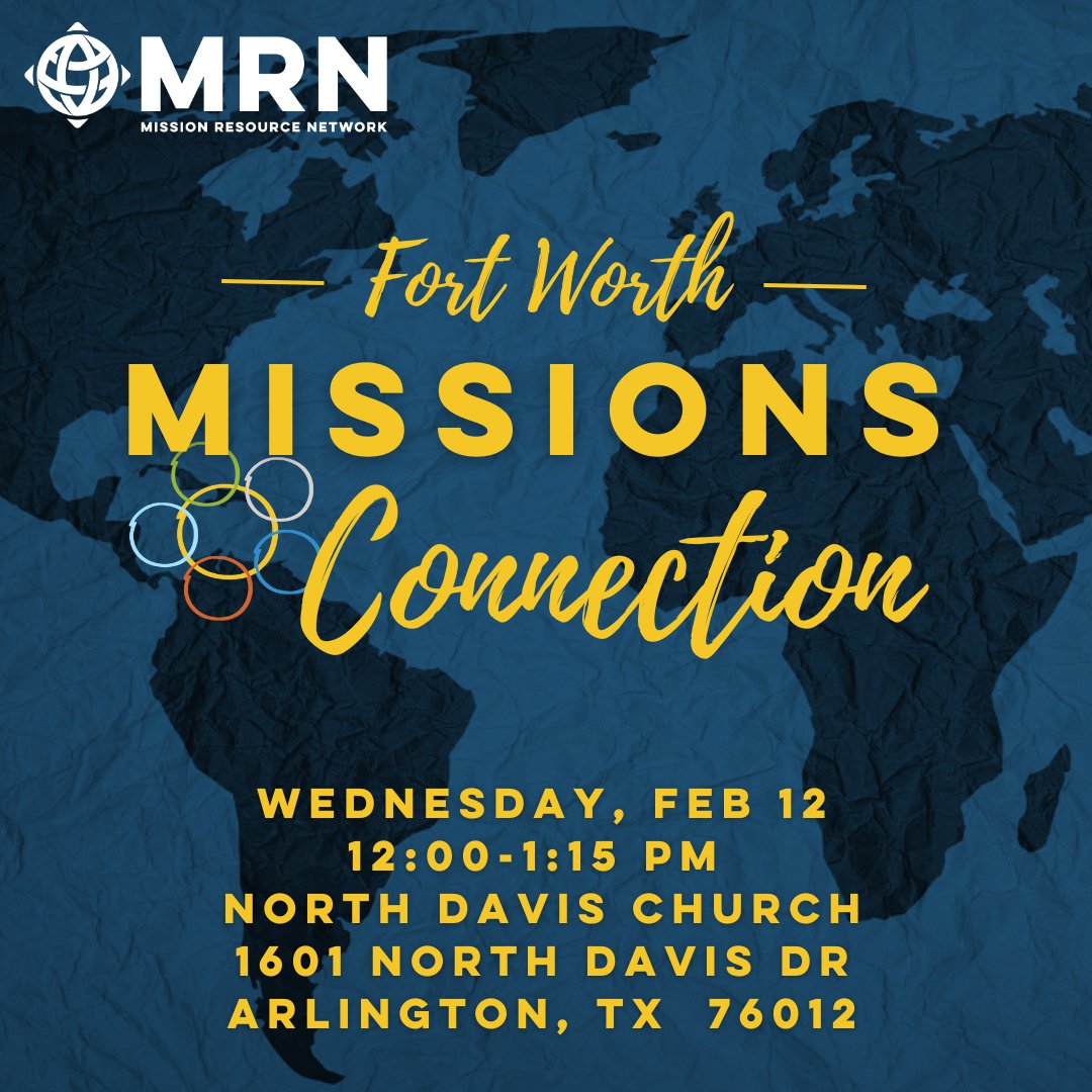 m_r_network's tweet image. Mission friends in the Fort Worth area - let&apos;s get together! Join our lunch and conversation about how to effectively evaluate your mission works. Save the date or go ahead and RSVP! mrnet.org/events/2025/02…

#churchmissions #globalmissions #sendingchurch #reachingtheunreached