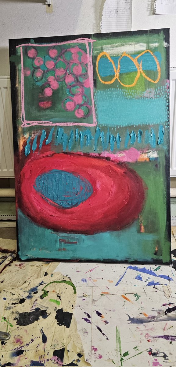 annasavo66's tweet photo. How to go from this👇to this👇
Still not fit finished yet but  sign up to my newsletter to find out about the mind numbing struggles of a painter
https://t.co/hz9rG2v10X
#artnews #giftart #oiloncanvas #painting #oilpainting #artnewsletter #interiors #originalart #abstractpainting https://t.co/LeI5T6wRsd