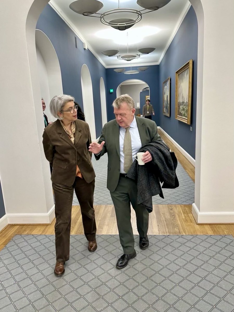 EUSR_Weber's tweet photo. Delighted to be back in Copenhagen for a working visit ahead of Denmark‘s🇩🇰 non-permanent tenure at UN Security Council and EU🇪🇺 Presidency. Grateful to Minister @larsloekke, State Secretary @lottemachon and @DanishMFA for the substantive discussions on the Horn of Africa. https://t.co/6rpRV5V2pD