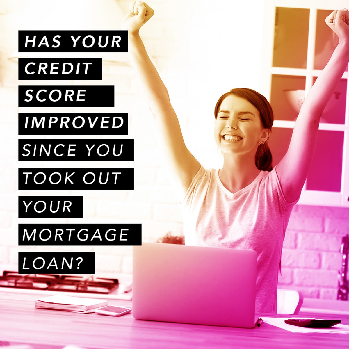 MarcThomasBrown's tweet photo. If your credit score has improved since you took out your mortgage loan, you may be eligible for a lower interest rate and new loan terms! Call today to learn more! https://t.co/fsd2ODwxg2