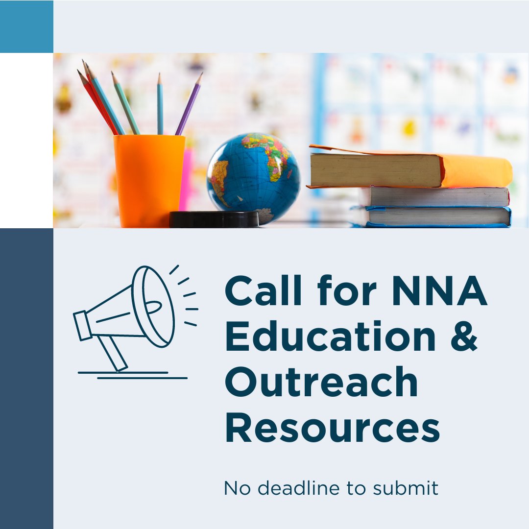 We are putting together a collection of NNA-produced education &amp; outreach materials for educators &amp; would like to include any made by NNA project teams! If you’d like to see your resources included in this collection, please submit them via this form: docs.google.com/forms/d/e/1FAI…