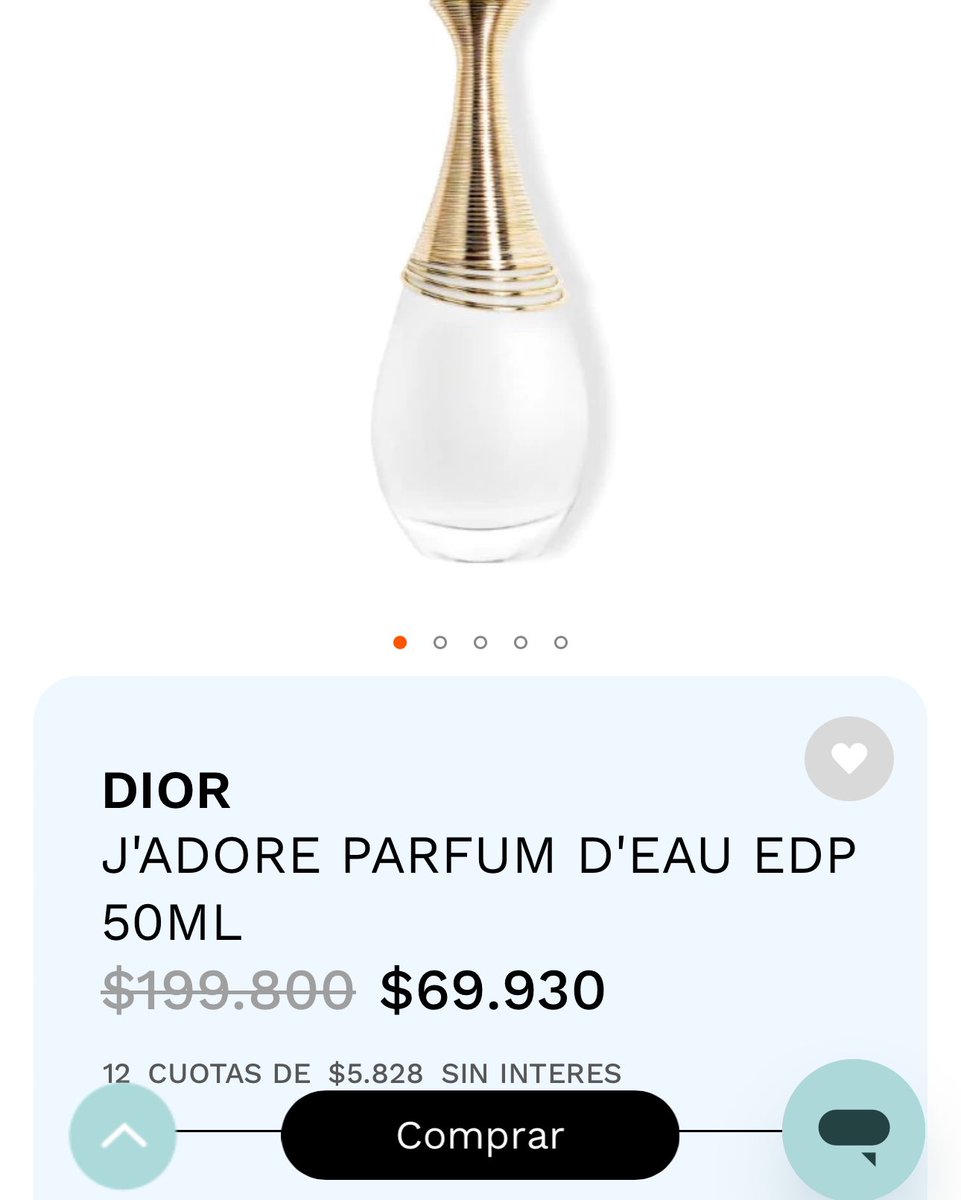 vmenditto's tweet photo. Jadore sin alcohol 🥰

Acordate que lo compramos para el día de la madre y está bueno eh !
Buena opción , suave pero la fragancia idéntica al perfume 
Lo usas  hasta para el cabello 

50ml a $69000
12 cuotas sin interés 

Dejo el link 👇 

https://t.co/RYb07TjkyT https://t.co/sQtdGtDDq2