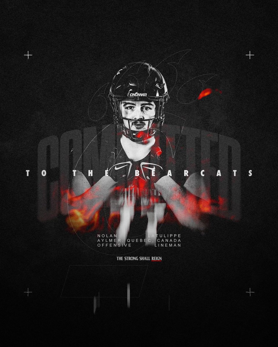 Proud to announce I’m officially a Bearcat! 🔴⚫️🐾