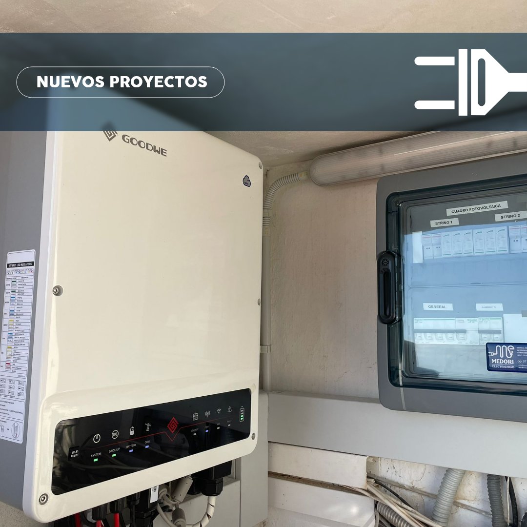 🔋☀️ Instalación fotovoltaica de 10 kWp con 16,5 kWh de acumulación y equipos #Goodwe , ¡energía solar al máximo!
⚡ Además, hemos instalado un punto de recarga de 7,4 kW para vehículo eléctrico. 🌱Sostenibilidad y eficiencia para iluminar Ibiza y Formentera. 🌍
#Fotovoltaica