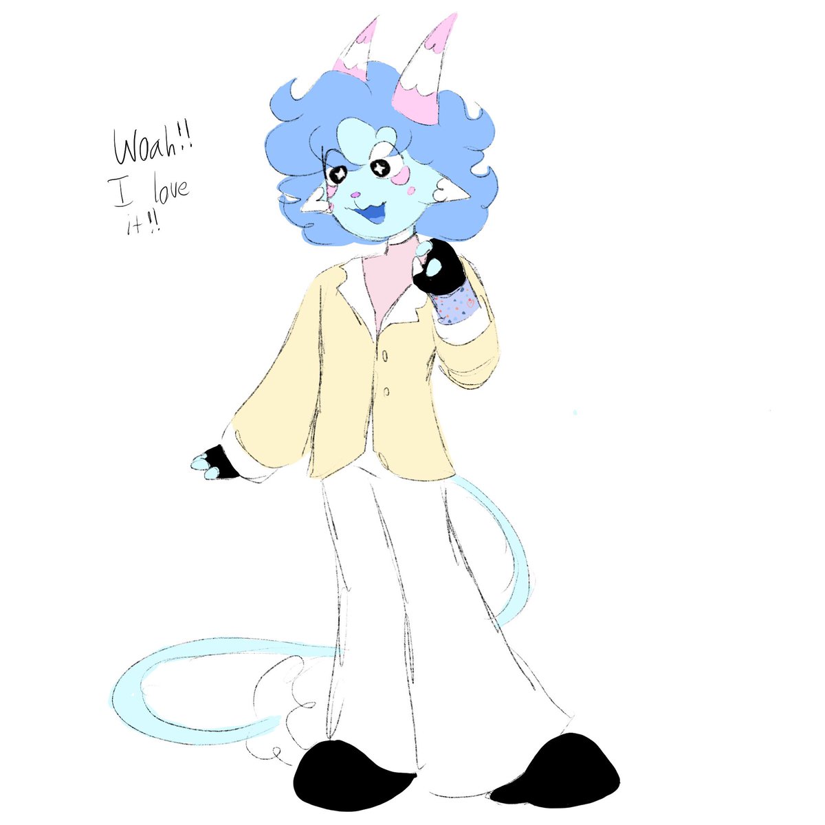 OctoMarri's tweet photo. I have a new Welcome Home Oc! I present Charlie Confetti! He’s a party monster and is Julie’s cousin! 
#welcomehomeart #welcomehomeoc https://t.co/I8WqIvc6VZ