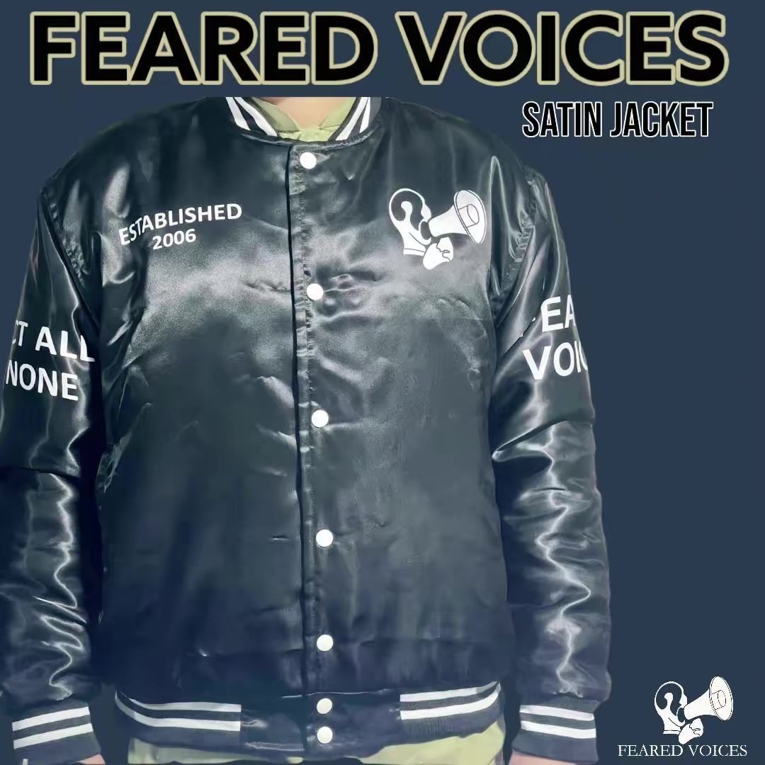 FearedVoicesLLC's tweet image. Feared Voices Satin Jacket
Made of high quality satin fabric this jacket is a true favorite.
bit.ly/4dRBrin 
#FearedVoices #clothingbrand #satinjacket