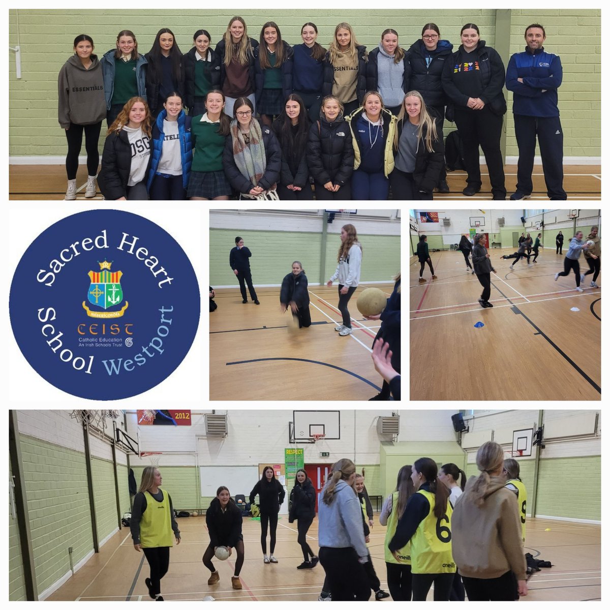 Pictured are the TY students from <a href="/SHS_westport/">Sacred Heart School Westport</a> who completed their Gaa Lifeskills Coaching programme today, they worked on Fundamental movement skills and Fun games with the 1st years with <a href="/MayoGAA/">Mayo GAA</a> tutor <a href="/Sweets_Eoin/">Eoin Sweeney</a> , thanks to Clodagh Mcmanaman for facilitating the course.