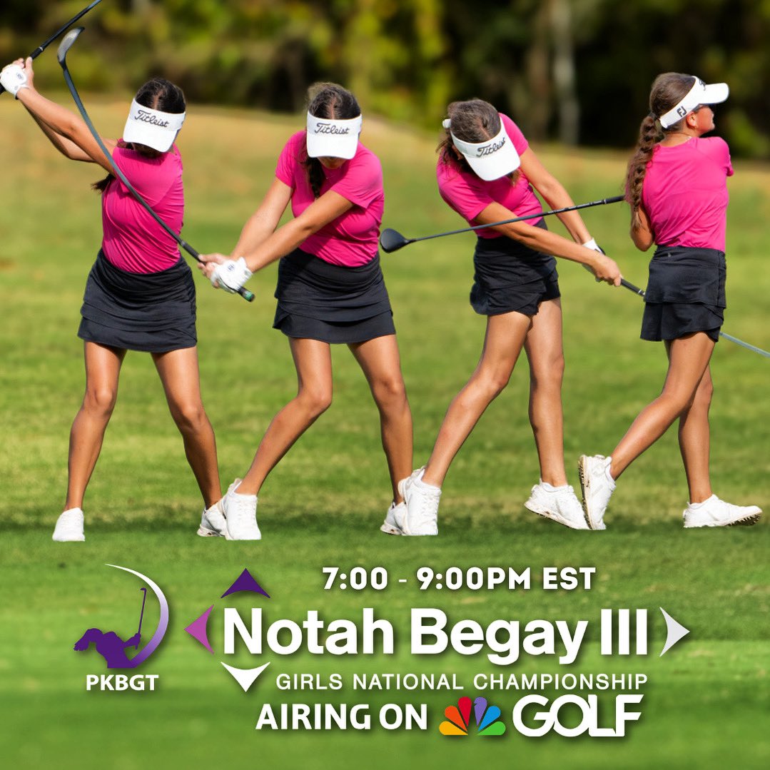 nb3jgnc's tweet photo. T-minus 7 hours until the best female #juniorgolfers go live on @golfchannel! 

The #Girls 2024 @pkbgirlstour @nb3jgnc airs #tonight, December 17, 7-9pm EST on @golfchannel.

#nb3jgnc #juniorgolfhub #pkbgt #r1companies #wilsongolf #shortpar4 #dicksongolf #uspa #agame #jove #puttview #foresightsports #luggageforward #collarsandco