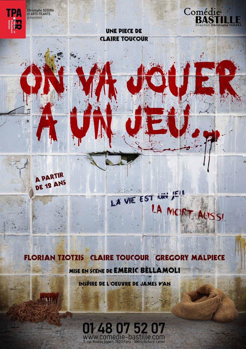 Avis aux amateurs de films d’horreur et sensations fortes ! Totalement immersif, participatif et dans une sanguinolente ambiance bon enfant, on se régale à trembler pour les comédiens tout en jubilant d’avoir leur destin entre nos mains. #CoupDeCoeur urlr.me/6wGpcv
