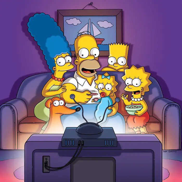 Hoy hace 35 años se estrenó 'LOS SIMPSON'.