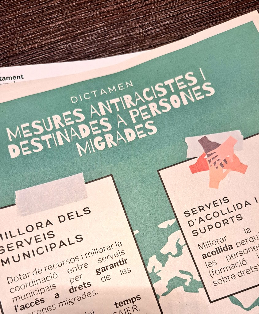 Avui estem al <a href="/consellciutat/">Consell de Ciutat de Barcelona</a> per presentar el Dictamen de Mesures Antiracistes i destinades a Persones Migrades.
Agraïm l'oportunitat de fer-ho i de participar en el procés de reflexió i treball per construir una ciutat antiracista i més acollidora.