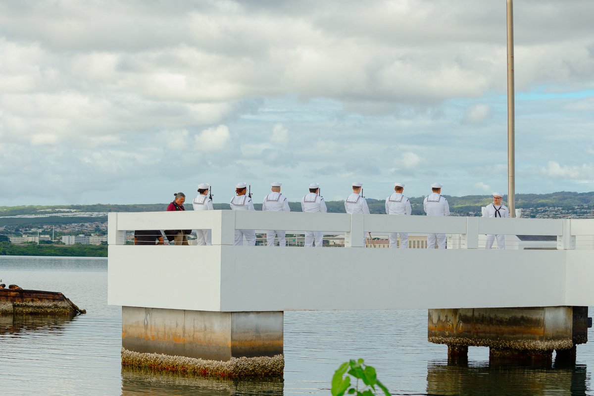 pacificparks's tweet photo. Images of this year's USS Utah Memorial Sunset Ceremony, held on December 6, 2024, can be found here: https://t.co/DYIOTxOPjc 
#USSUtah #83rdCommemoration #PearlHarbor #RememberPearlHarbor #PearlHarborDay #Interment #RememberHonorUnderstand #NeverForget https://t.co/UGnOlIuZRM
