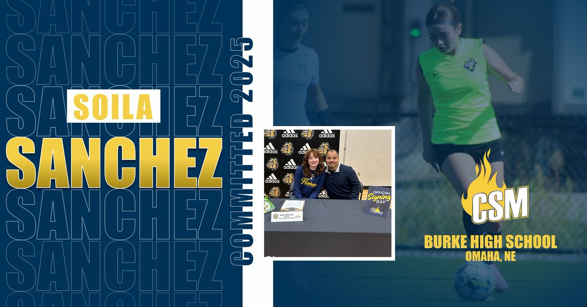 csm_soccer's tweet photo. ITS OFFICIAL!! Soila Sanchez is a Flame🔥. Soila comes to us from Burke HS. Excited to have her join us for the next 4 years!

#Flames25 #BeASpark https://t.co/cMGEih6bc0