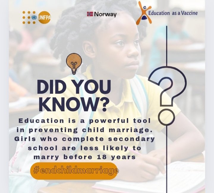 _dRau's tweet image. Learn, grow, thrive: the power of education for girls. 
#EndCEFM #GirlsEmpowerment #ChildMarriage #EndChildMarriage #EducationIsKey #GirlsEducation #EmpowerGirls 
#SRH4all
