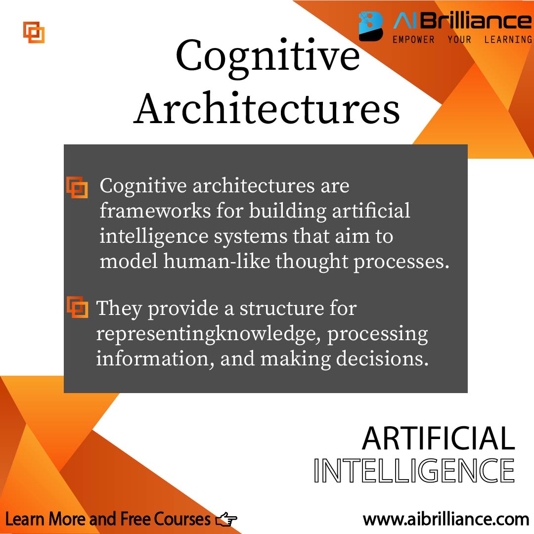AIBrilliance1's tweet image. Understand Cognitive Architectures. 🧠🔧 They model human-like thought processes, structuring knowledge and decision-making in AI. #CognitiveArchitectures #AI #MachineLearning #Aibrilliance. Learn more at aibrilliance.com.