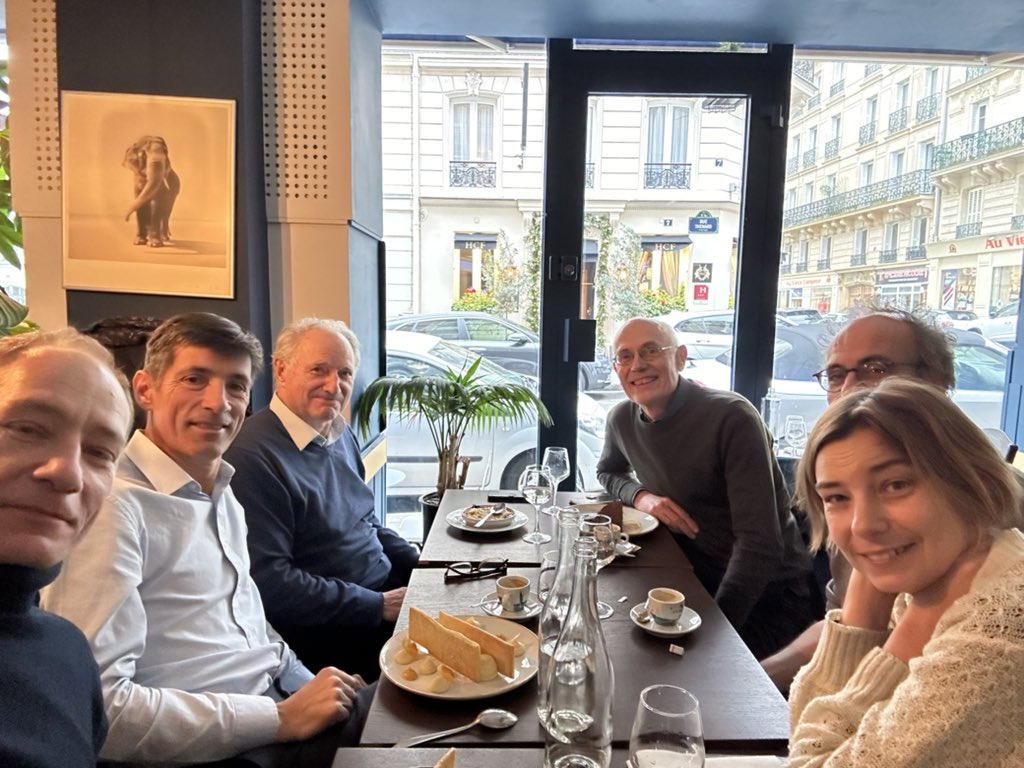 TLecuitLab (@lecuitlab) on Twitter photo Great time after last course <a href="/cdf1530/">Collège de France</a> today in company of Aleks Walczak, Vincent Hakim, François Schweisguth, Jacques Prost and Pierre Sens 🤩. This series of courses on information was an amazing (&exhausting) experience.
16th May, Symposium at CdF on information processing. Great time after last course <a href="/cdf1530/">Collège de France</a> today in company of Aleks Walczak, Vincent Hakim, François Schweisguth, Jacques Prost and Pierre Sens 🤩. This series of courses on information was an amazing (&exhausting) experience.
16th May, Symposium at CdF on information processing.