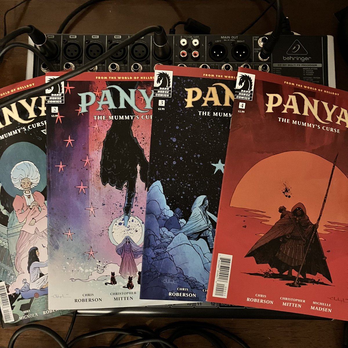 hellboybookclub's tweet photo. New Episode Today!
https://t.co/RqrdO4gu3N
We discuss “Panya: The Mummy’s Curse,” on this week’s podcast! #hellboybookclub #podcast #hellboy #mikemignola #chrisroberson #christophermitten #michellemadsen #darkhorsecomics https://t.co/Sz9nGH7Vv7
