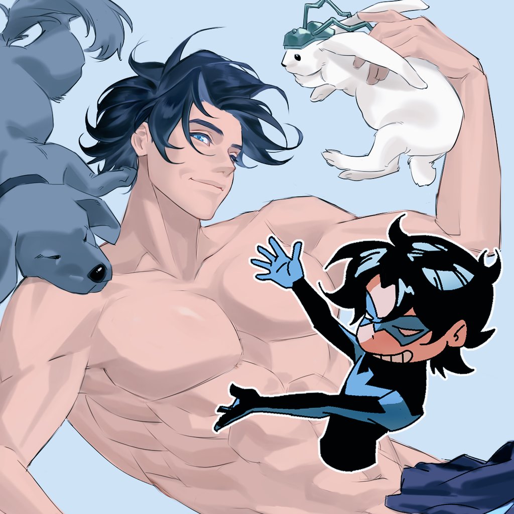 croissant_heqiu's tweet photo. #Nightwing #NiteMite https://t.co/HADq5E250V