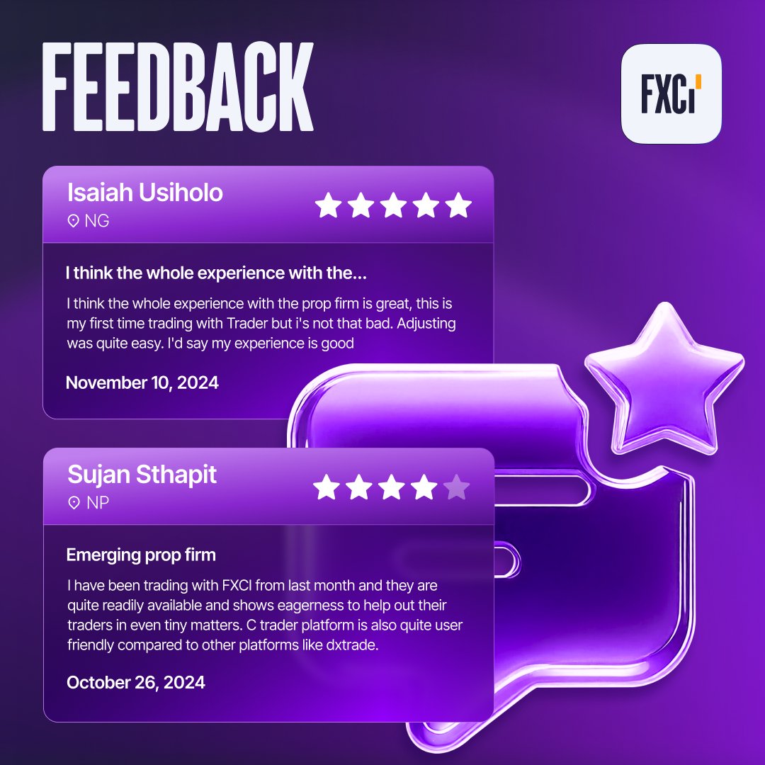 fxci_com's tweet image. Thank you so much for your positive feedback! We are truly delighted to hear that you had a great experience with our services. 

#FXCIed #LevelUpYourTrading