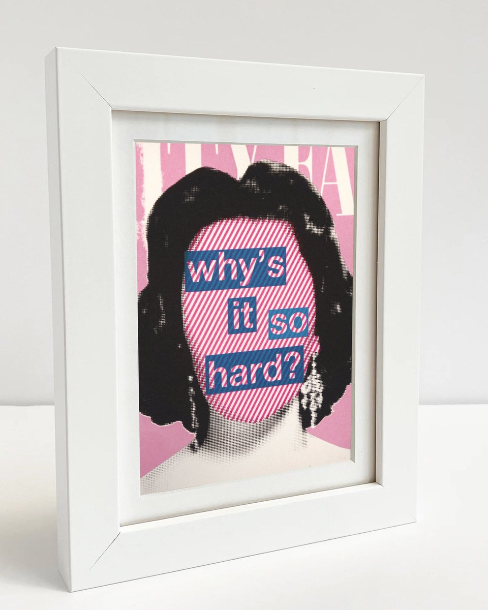 Why’s it so hard?

There are just a handful of these postcards available. Screen printed on 300gsm Munken paper and hand finished. Each postcard is signed on the back and comes with a certificate of authenticity.

Order here: adrianandshane.com/shop
We ship worldwide 🌍💚