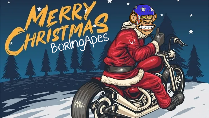 BoringApes_io's tweet photo. Hey. All you #BoringApes. 

#MerryChristmas 

Stay safe, stay $BORING. https://t.co/gIgg8oGYQo