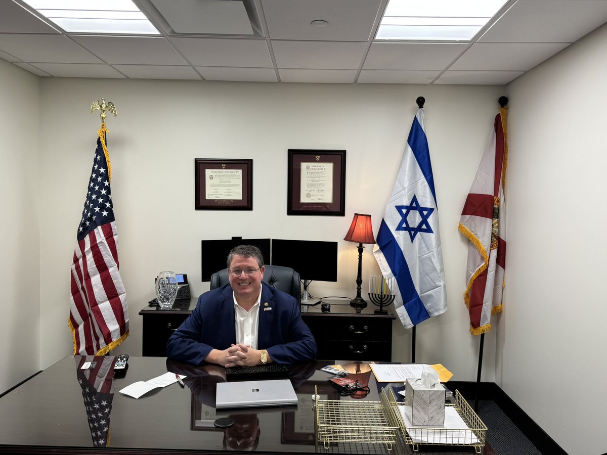 VoteRandyFine's tweet photo. Taking advantage of the downtime in between Electoral College meetings to work on advancing my bill to make sure no political flags are flown in government buildings!   #IYKYK https://t.co/ccXcRpWOmm
