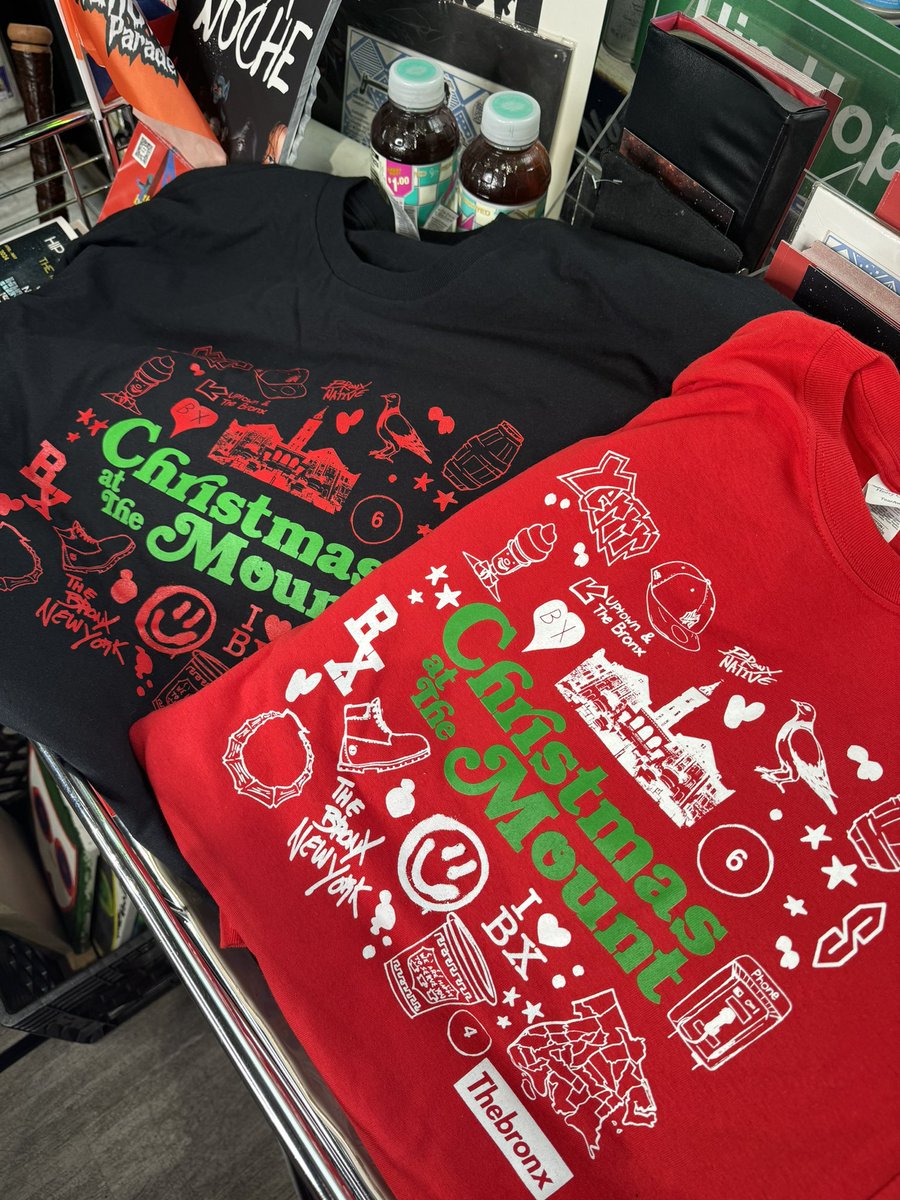 thebxnative's tweet image. 🎄YERRR! Shoutout @mountstvincent for having us create &amp;amp; print their Christmas merch this year! #bronxnative #umsv