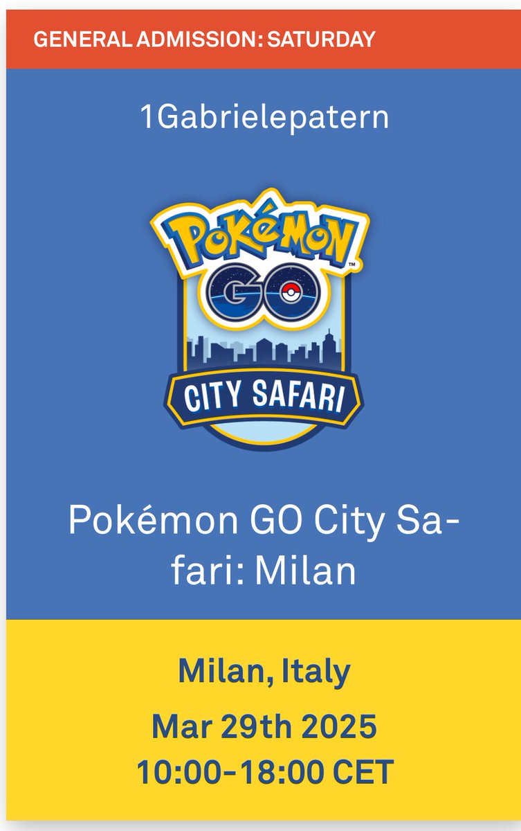 See you in Milan

#Pokemon #PokemonGOApp