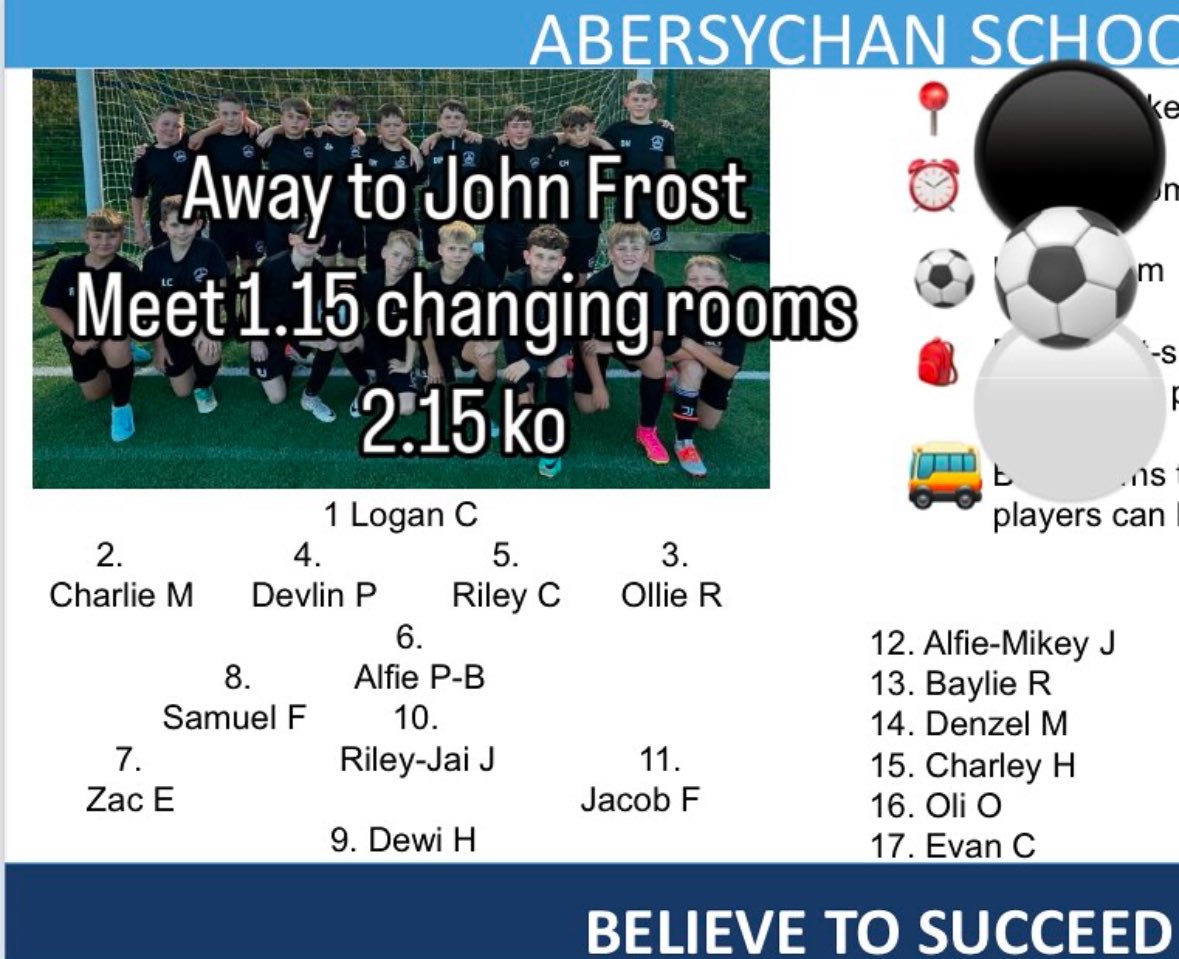 Last game before Christmas tomorrow for year 7 Football ⚽️