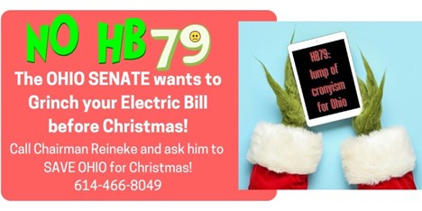 JesseInOH's tweet photo. Don't let Ohio lawmakers grinch your Christmas with higher power bills!  Go to https://t.co/WRFB0jqENT to tell the Ohio Senate to vote "no" on HB 79 https://t.co/lPuPYwXT6G