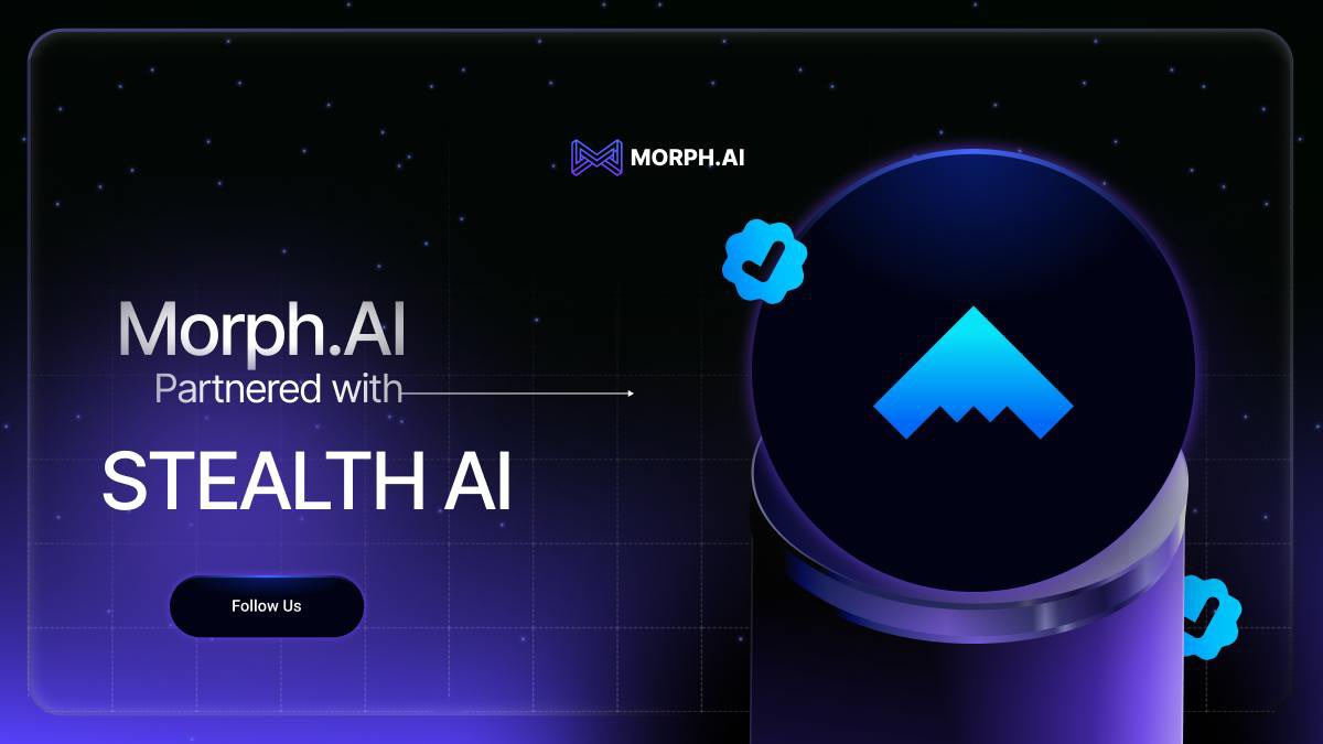MorphAIEth's tweet photo. $MORPHAI x $STEALTH

We’re excited to team up with @stealthAI_eth, the ultimate platform for privacy and security. With end-to-end encryption and Stealth IDs, StealthAI empowers seamless, anonymous connections across the digital world.

Together with Morph AI’s Neural Morph Engine (#NME), this partnership is setting the future of secure AI in Web3.