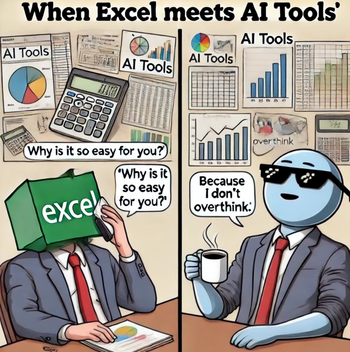 WajidKhan's tweet image. Excel: crashes with 2MB file
AI Tools: processing the universe ☕🕶️

Let AI take a sip if you&apos;re digging through old data or dusty email archives. Watch the magic unfold. ☕✨

dreamstartup.co.uk/offers/6/
#AI #DataMagic #WorkSmarter #DigitalTransformation #dreamstartup