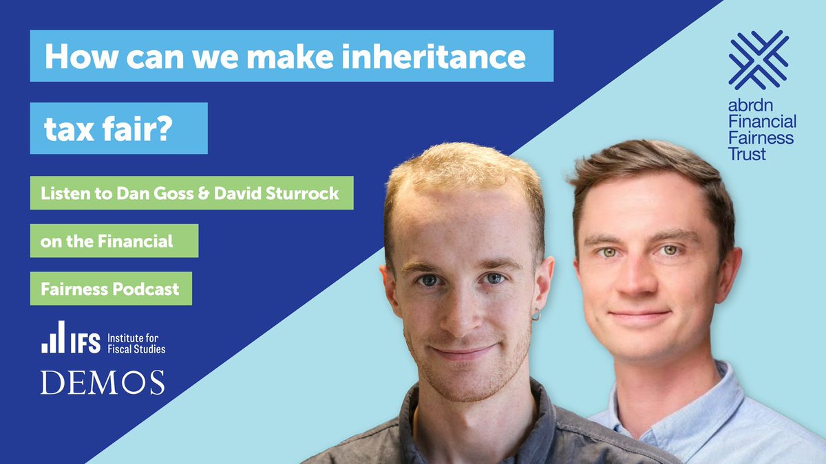 Mubin Haq (@mubin_haq) on Twitter photo Is inheritance tax the most hated tax? Why are farmers up in arms about recent changes? That and much more on inheritance tax is discussed on the latest <a href="/finan_fairness/">abrdn Financial Fairness Trust</a> podcast with <a href="/David_Sturrock/">David Sturrock</a> <a href="/TheIFS/">Institute for Fiscal Studies</a> and <a href="/DanGoss222/">Dan Goss</a> <a href="/Demos/">Demos</a>
Lister here: buff.ly/4iIHp8q Is inheritance tax the most hated tax? Why are farmers up in arms about recent changes? That and much more on inheritance tax is discussed on the latest <a href="/finan_fairness/">abrdn Financial Fairness Trust</a> podcast with <a href="/David_Sturrock/">David Sturrock</a> <a href="/TheIFS/">Institute for Fiscal Studies</a> and <a href="/DanGoss222/">Dan Goss</a> <a href="/Demos/">Demos</a>
Lister here: buff.ly/4iIHp8q