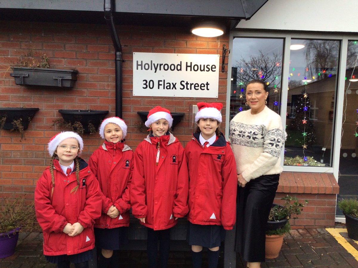 We were delighted to be able to deliver more of our Hampers for Homes today. Some of our P6 girls called to Holy Rood House with our special Christmas hampers. Thank you for your generous donations and continued support. <a href="/NBHousing/">NB Housing</a>