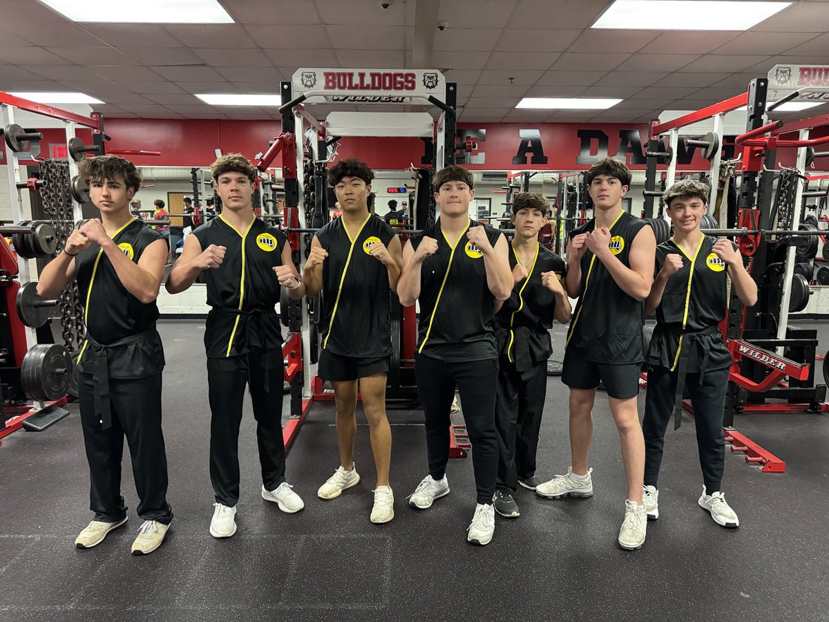 North Gwinnett HS Baseball hitting the Gym Cobra Kai style.  Strike First. No Mercy. <a href="/NGDawgsBaseball/">NGHS Baseball</a>