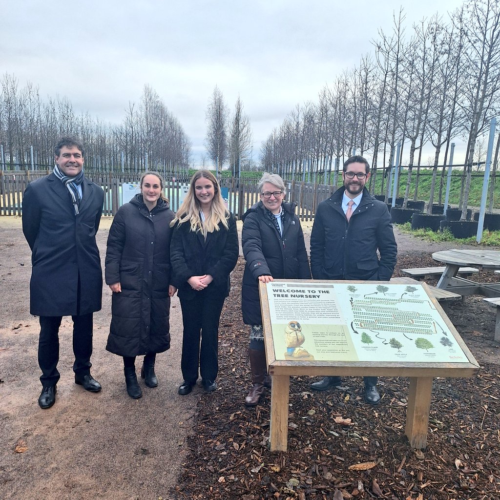 Thanks <a href="/indparltrust/">Industry and Parliament Trust</a> for interesting morning talking housing, biodiversity &amp; remediation of brownfield sites (&amp; fascinating tree nursery you can see behind us) <a href="/tgqwestlondon/">The Green Quarter</a>
