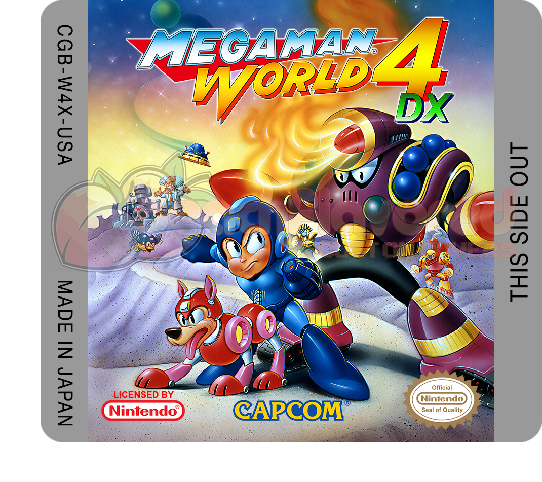 Celebrating the release of #MegaMan World 4 DX by @marc_robledo