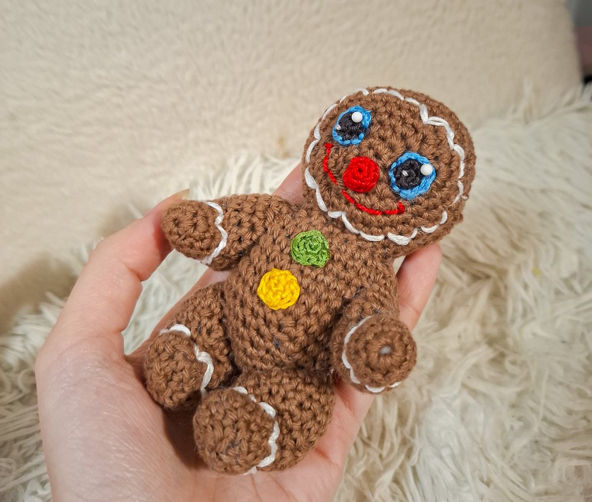 DO NOT FEAR, I MADE HIM A CROCHET FRIEND!!