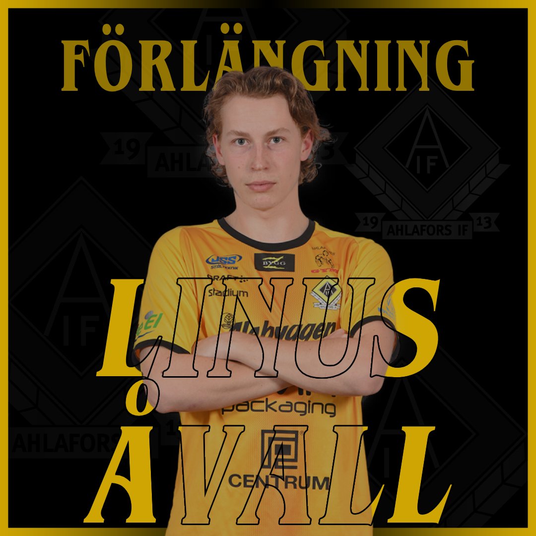 Linus skriver på en förlängning som gör att han stannar kvar på Sjövallen minst en säsongen.🖤💛

#Gulsvartgemenskap #Herrlaget 🖤💛