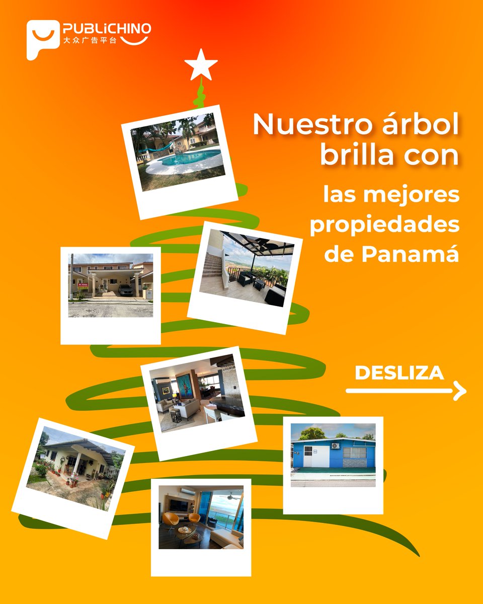 publichino's tweet photo. Esta Navidad, nuestro árbol brilla con las
mejores opciones para ti ✨🌲🏠
.
¿Buscas tu próximo hogar o una inversión en locales
comerciales?
Desliza y aprovecha estas increíbles opciones. ➡️ https://t.co/on54HWX4UQ