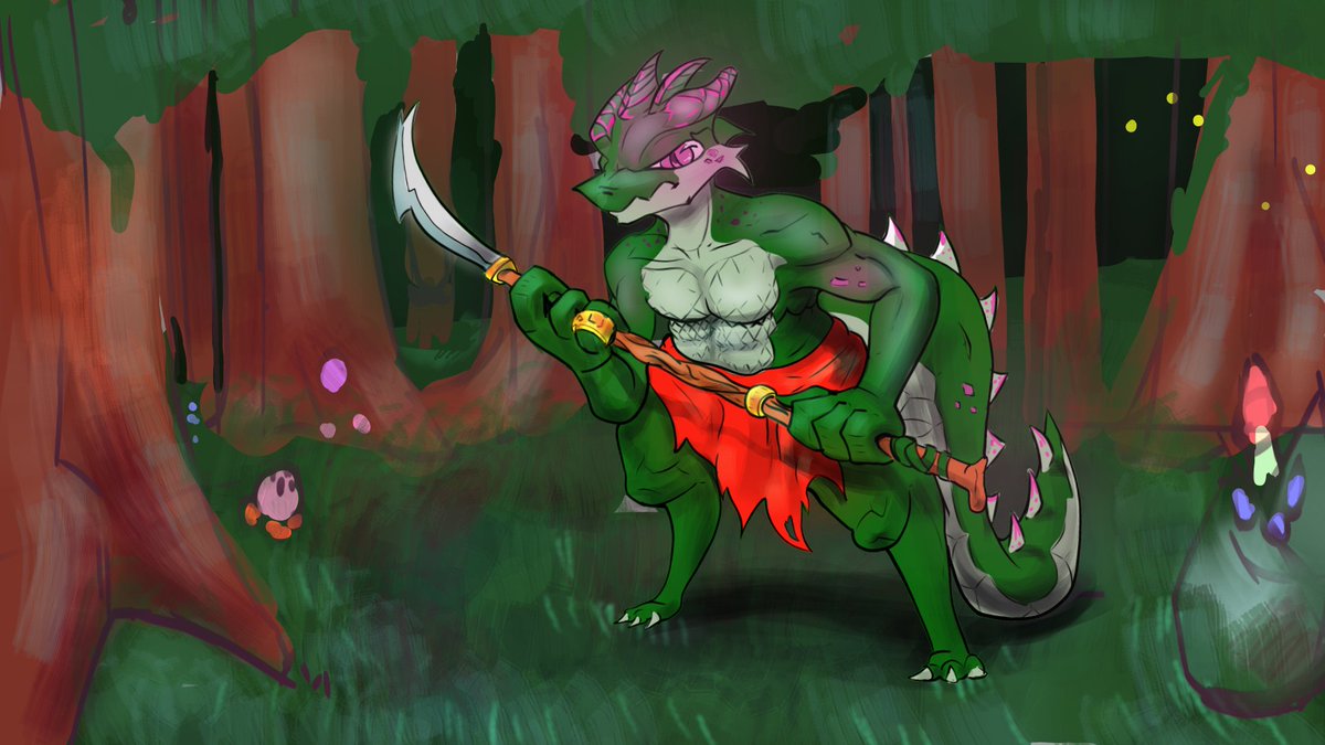fenneckyo's tweet image. A remake of my old illustration #furryartwork
