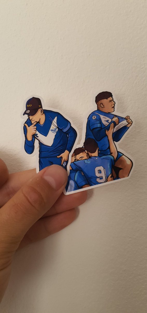 Stickers by <a href="/cupailustra/">Cupa</a> 💙🤍💙 

Gracias genio!