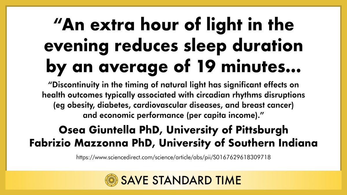 Save Standard Time (@savestandard) on Twitter photo <a href="/NateSilver538/">Nate Silver</a> No. Permanent DST is permanent sleep deprivation, which means more accidents, illnesses, absences, and deaths. #DitchDST and restore permanent Standard Time. <a href="/NateSilver538/">Nate Silver</a> No. Permanent DST is permanent sleep deprivation, which means more accidents, illnesses, absences, and deaths. #DitchDST and restore permanent Standard Time.