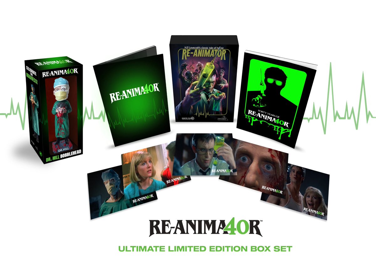 Re-Animator est annoncé en 4K pour Mars 2025 chez un éditeur u.s qui vient à peine de naître : Ignitus. Un peu sceptique du prix de la chose (129$ pour la collector et 50 pour l'édition simple ??!) et des goodies (les lobbycards de captures d'écran ça va sinon ?)...