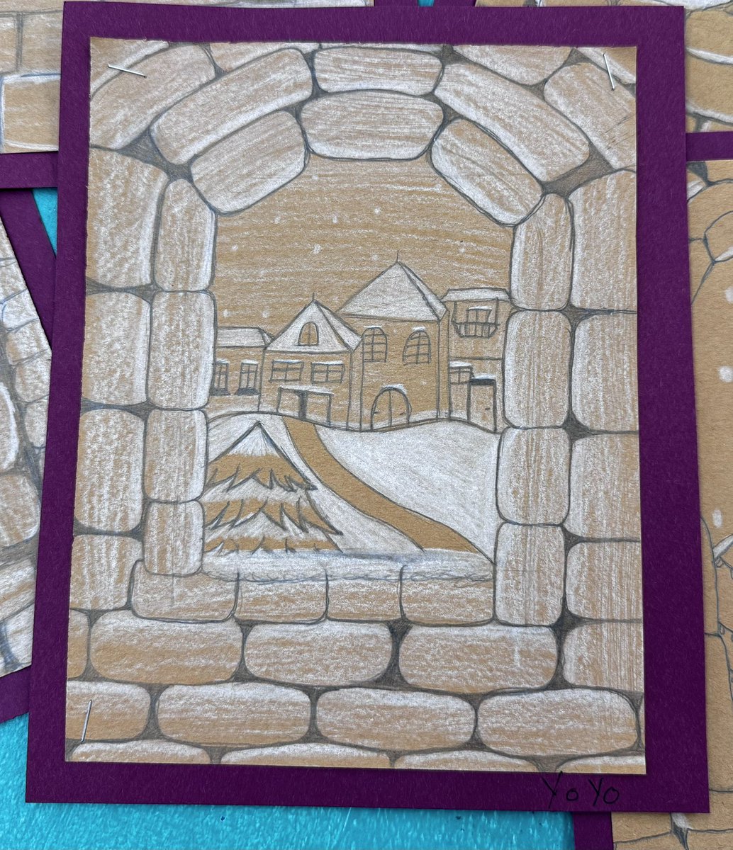 These are always a win, I love these winter English cottages. 5th grade-white color pencil and pencil <a href="/CPES4LIFE/">College Park Elem</a> <a href="/DrManigo/">Dr. Manigo</a> <a href="/sarapmendez1/">Sara Mendez</a> <a href="/VBCPSVisualArt/">Amber Hester</a>