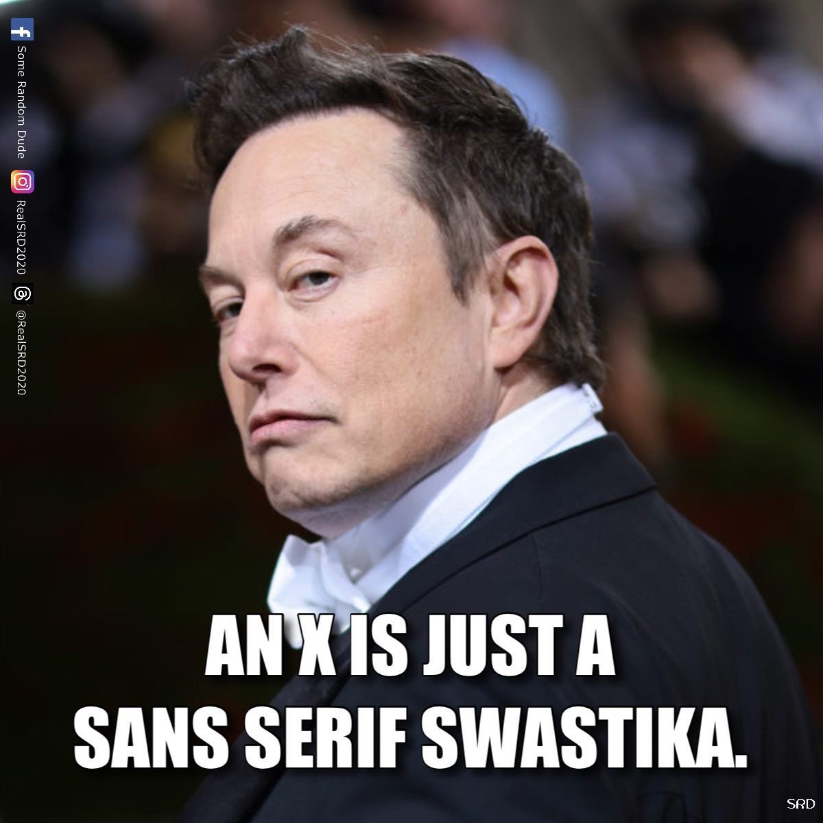 Quadcarl's tweet photo. @elonmusk You are really sensitive #SissySpaceX #ApartheidClyde 

I personally like hashtags. https://t.co/OqECEtjqOu