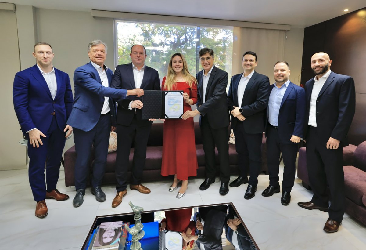 Groene #waterstof uit Brazilië voor Duitsland via Rotterdam. De havens van Pécem (te Ceará, Brazilië), Rotterdam en duisport (Duitsland) hebben een memorandum van overeenstemming ondertekend met als doel de uitbreiding van de groene corridor. portofrotterdam.com/nl/nieuws-en-p…