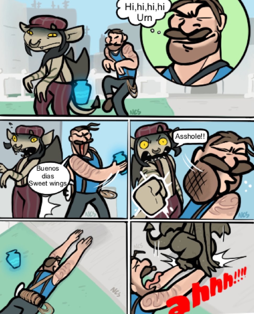 ArtistNcs's tweet image. Made the Buenos Dias meme but I slapped Deadlock over it… because I can, thats why